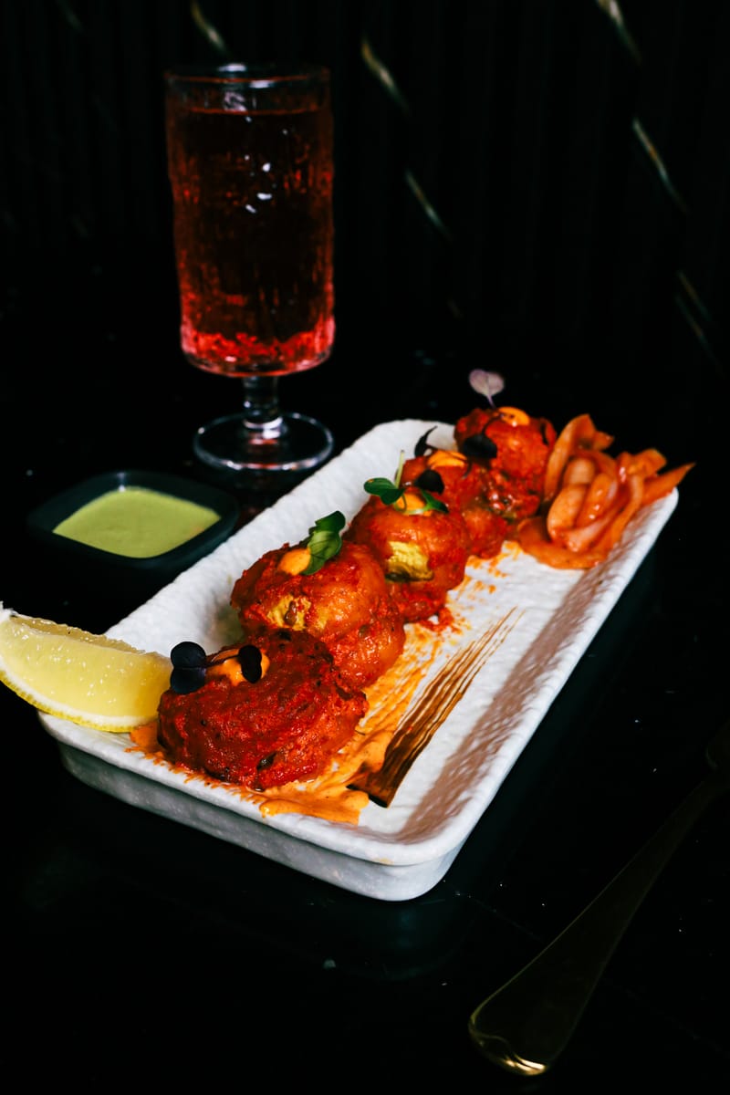 Mushroom Stuffed Tikka